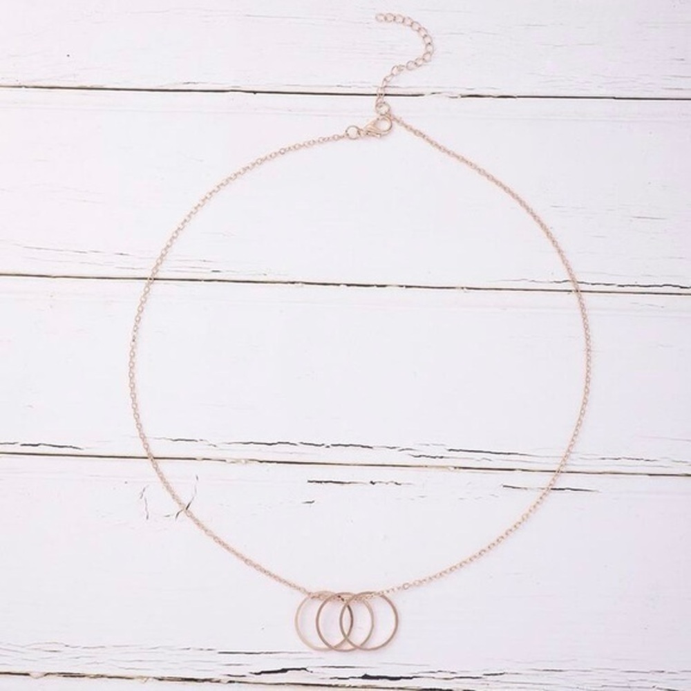 3/$30 💛 Ring Charm Necklace